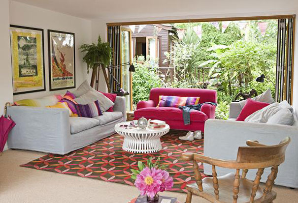 Tapete anos setenta - geométrico colorido